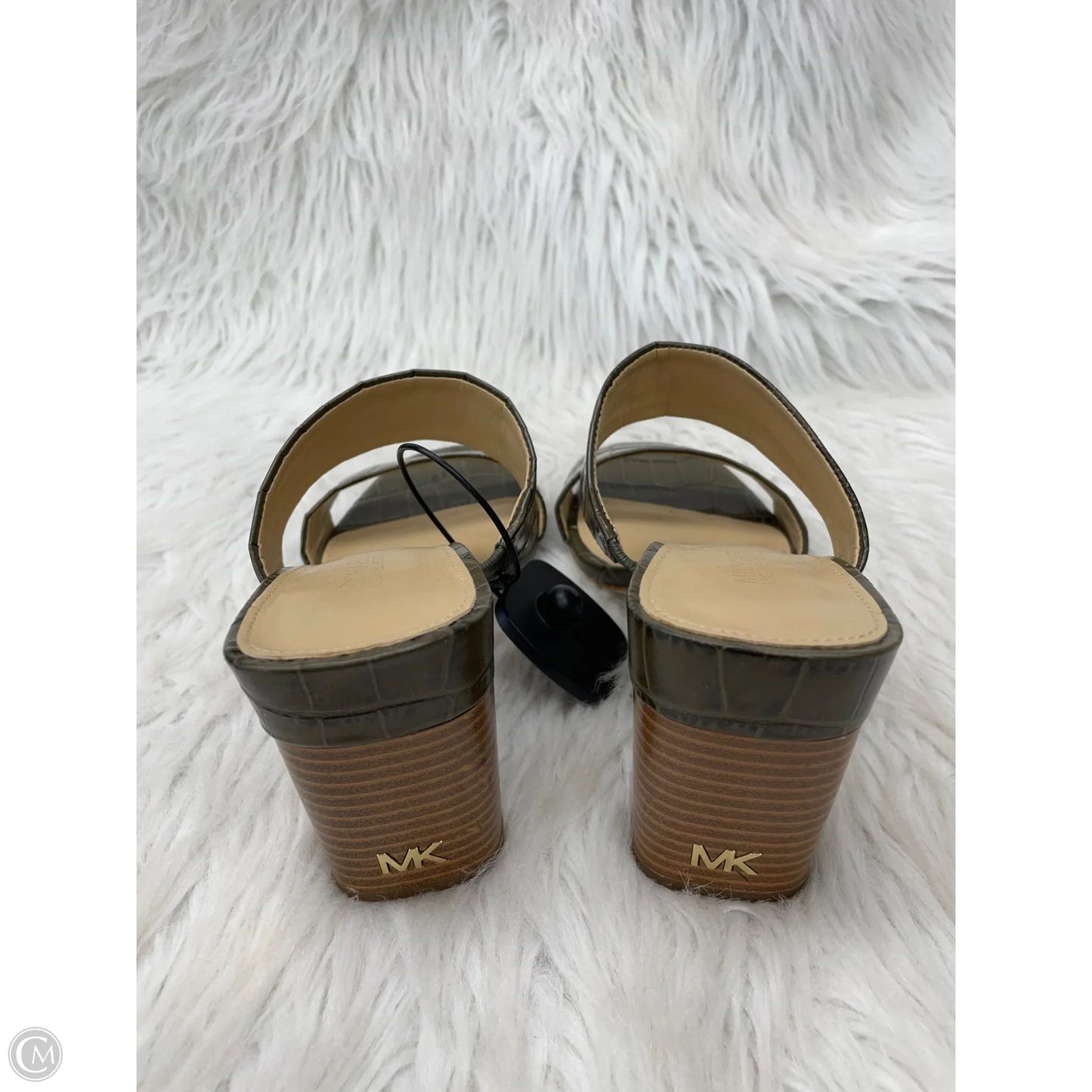 Sandals Designer By Michael Kors In Green, Size: 7