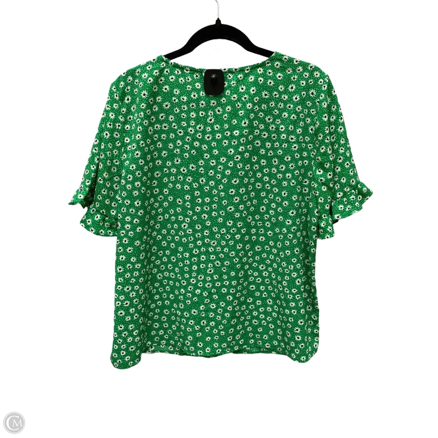 Top Short Sleeve By Cece In Floral Print, Size: Xl