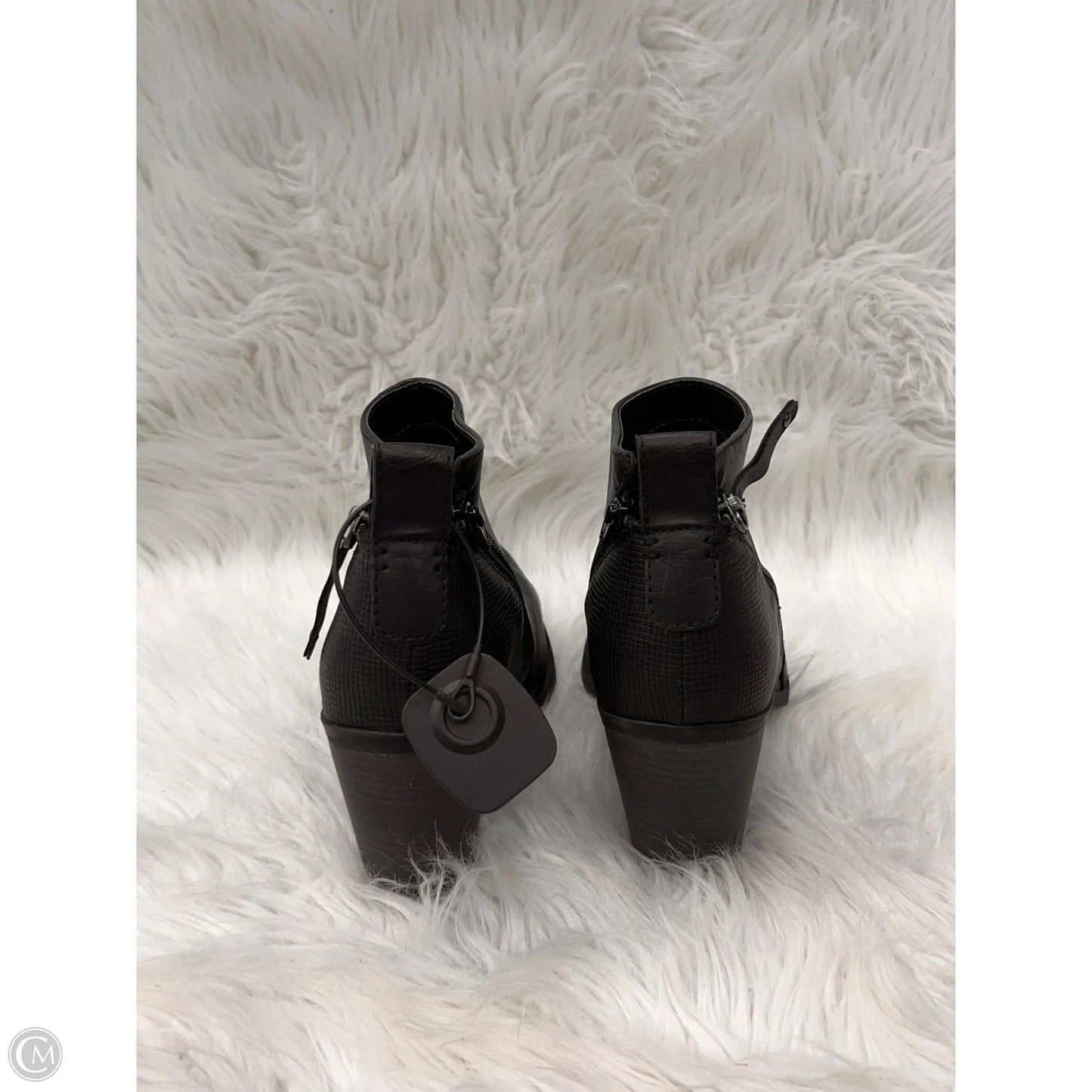 Boots Ankle Heels By Universal Thread In Black, Size: 10