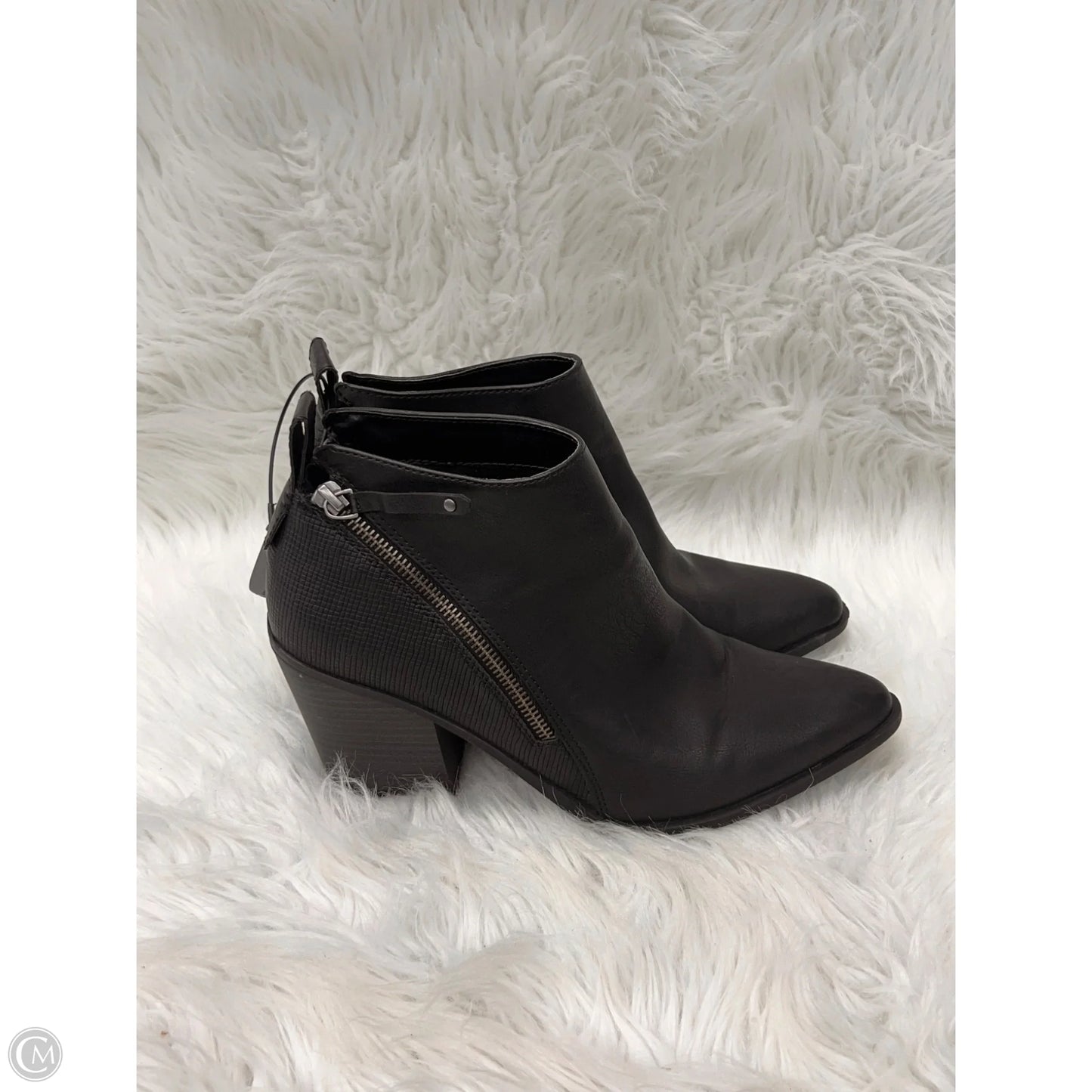 Boots Ankle Heels By Universal Thread In Black, Size: 10