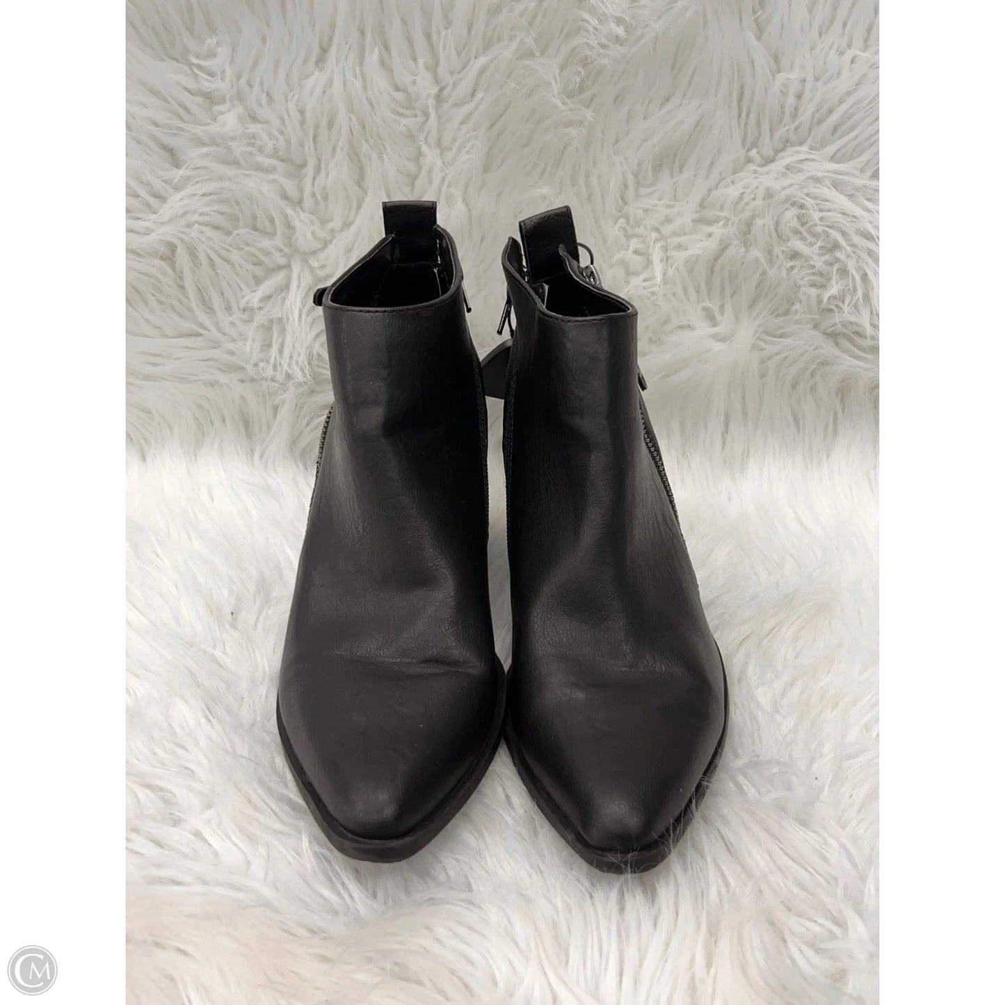 Boots Ankle Heels By Universal Thread In Black, Size: 10