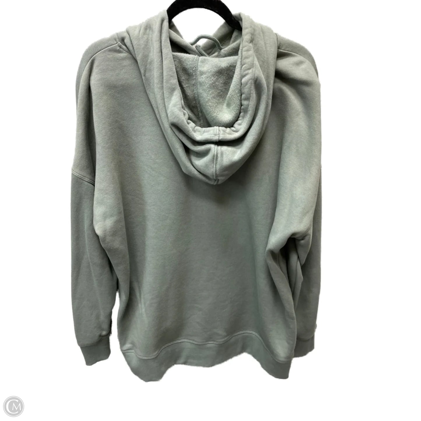 Sweatshirt Hoodie By Reebok In Green, Size: 2x