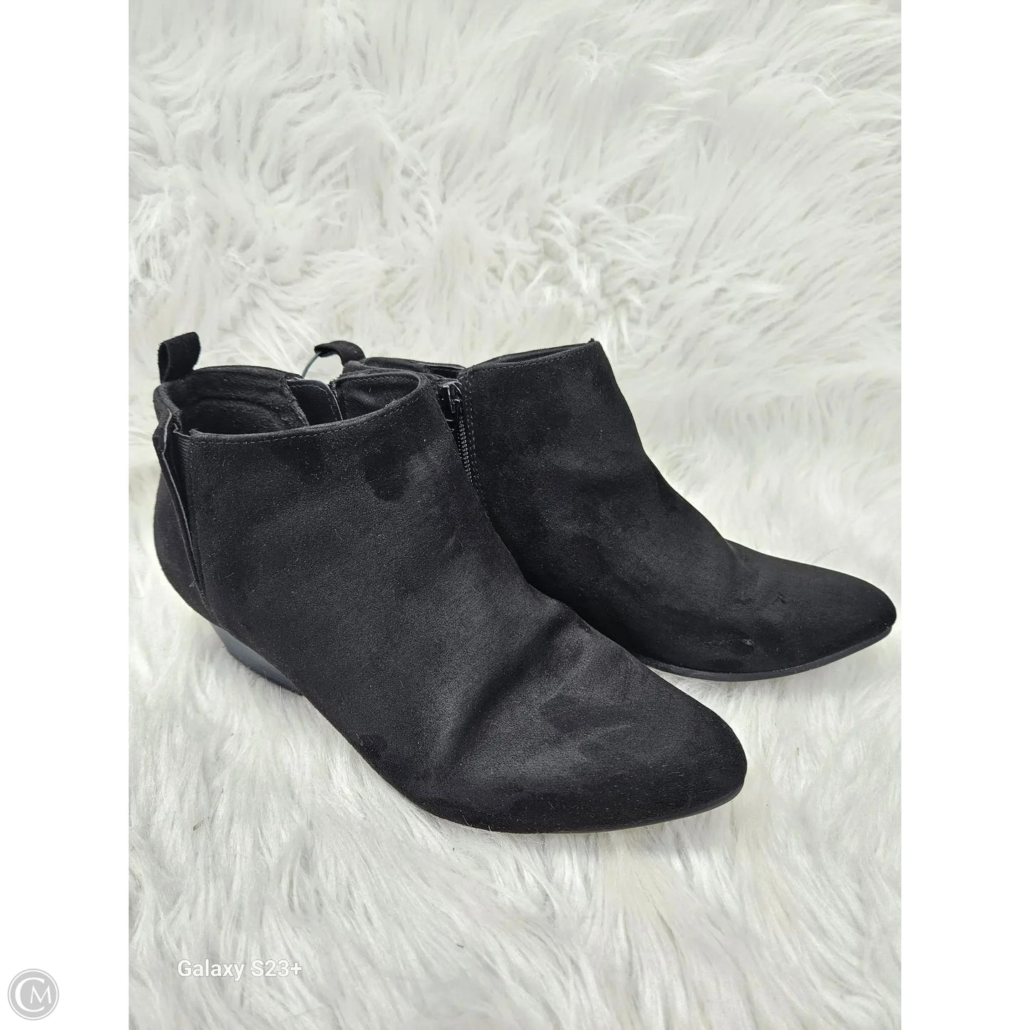 Boots Ankle Heels By Old Navy In Black, Size: 8