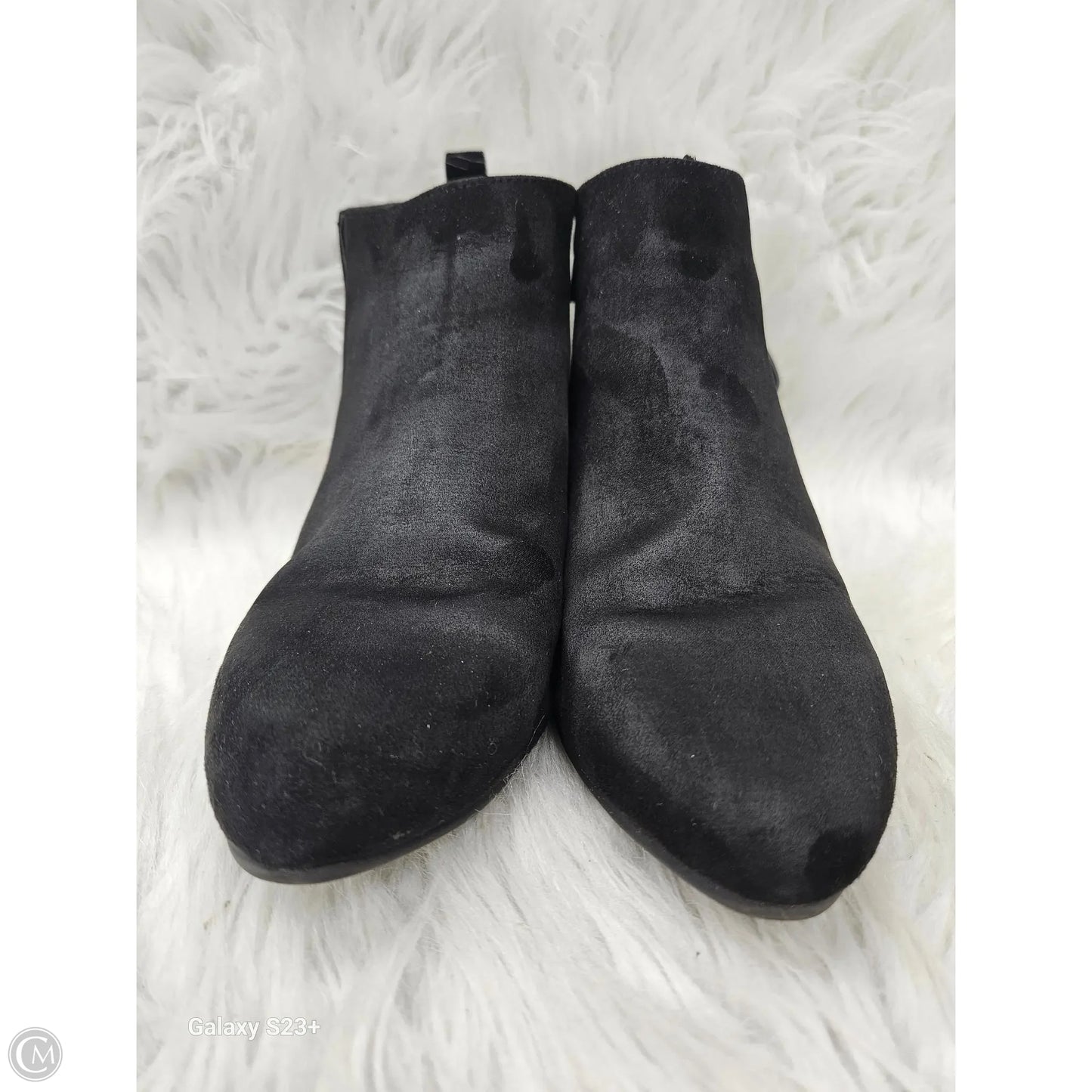 Boots Ankle Heels By Old Navy In Black, Size: 8