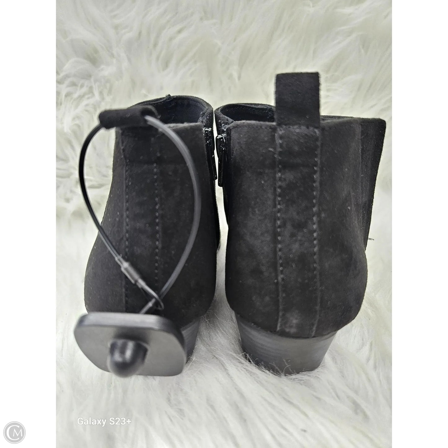 Boots Ankle Heels By Old Navy In Black, Size: 8