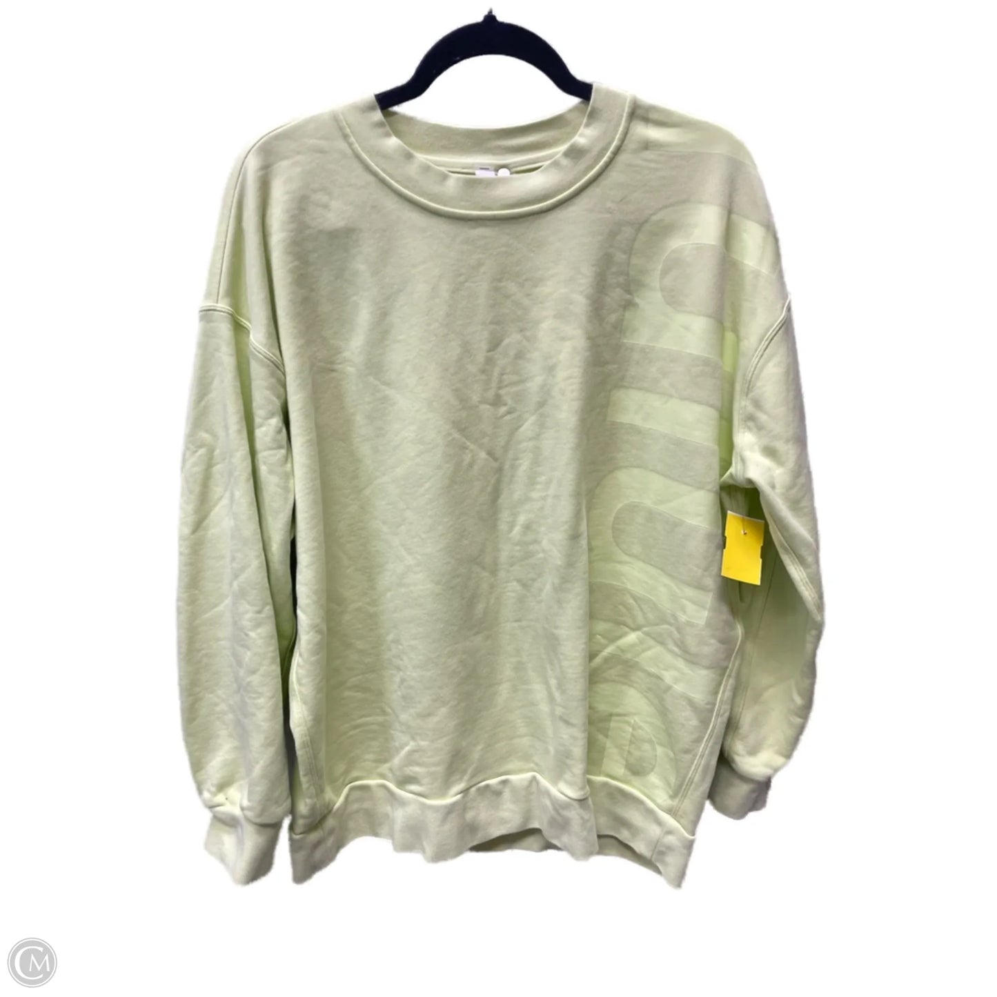 Athletic Sweatshirt Crewneck By Lululemon In Green, Size: S
