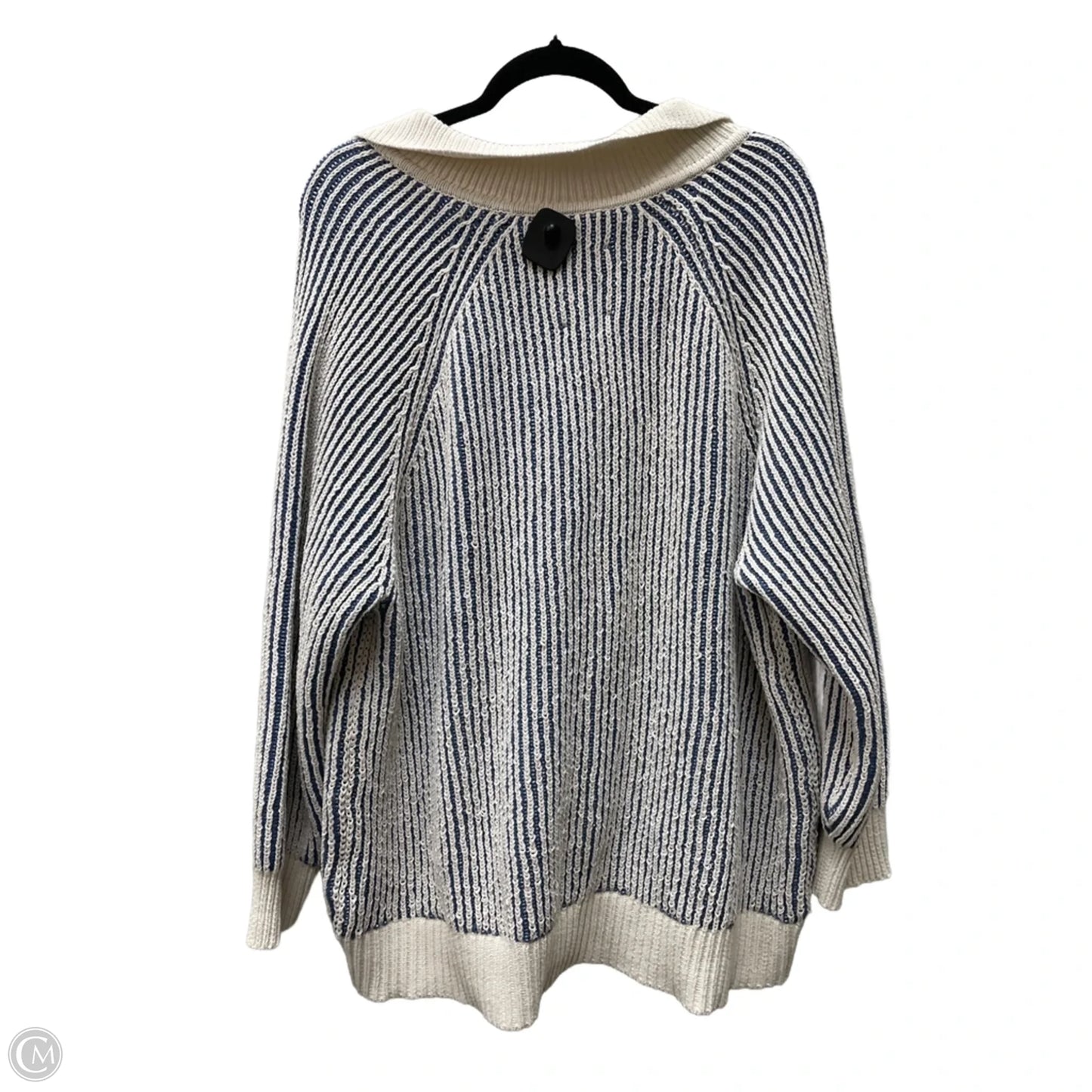 Sweater By Aerie In Striped Pattern, Size: L