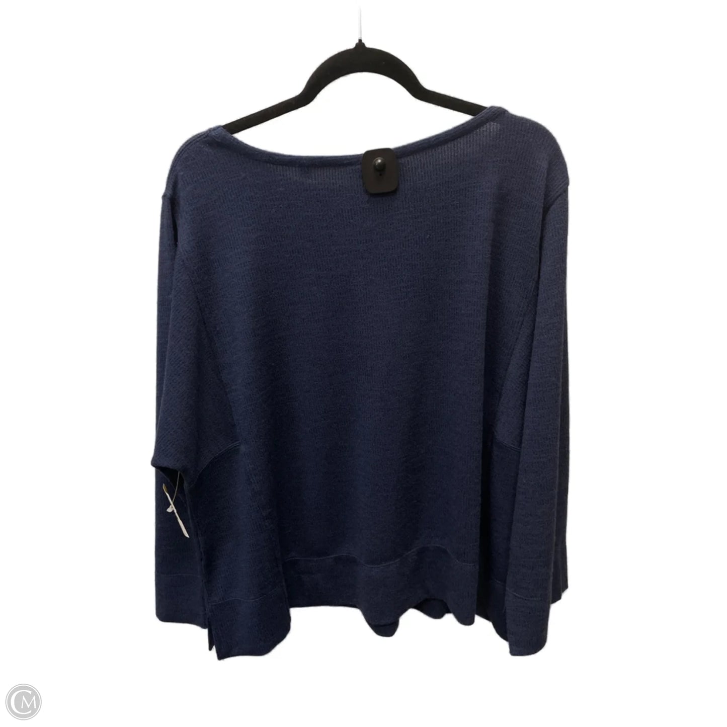 Top Long Sleeve By Max Studio In Nautical Print, Size: 1x