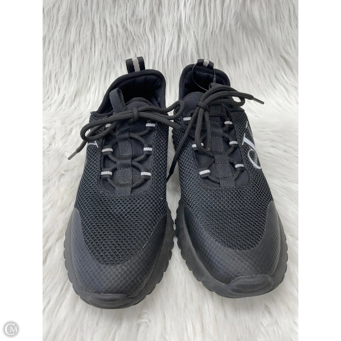 Shoes Athletic By Calvin Klein In Black & White, Size: 8.5