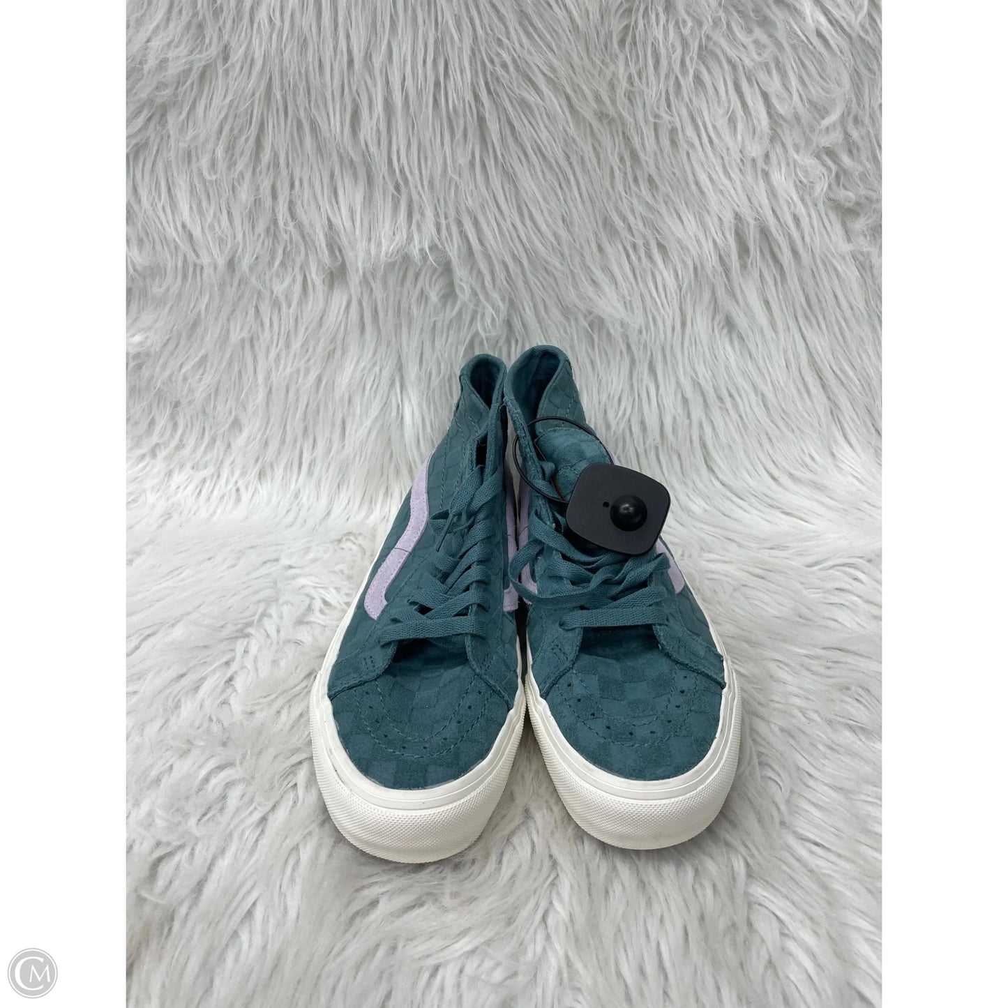 Shoes Sneakers By Vans In Green & Purple, Size: 8.5