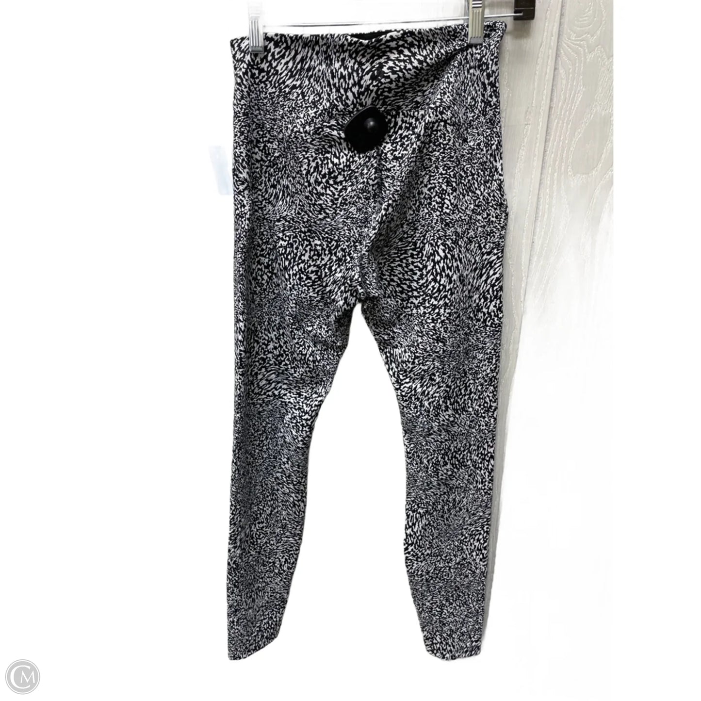 Athletic Leggings By Lululemon In Black & White, Size: 6