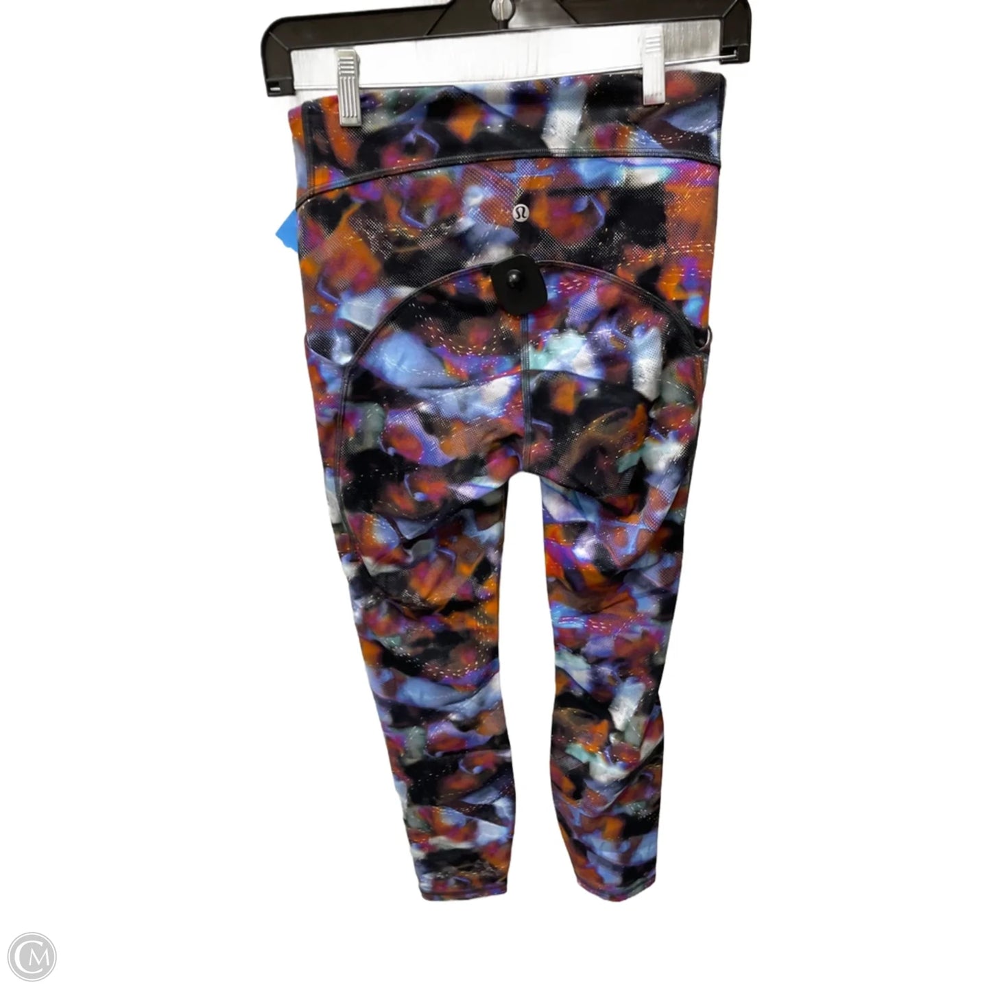 Athletic Leggings By Lululemon In Black & White, Size: 6