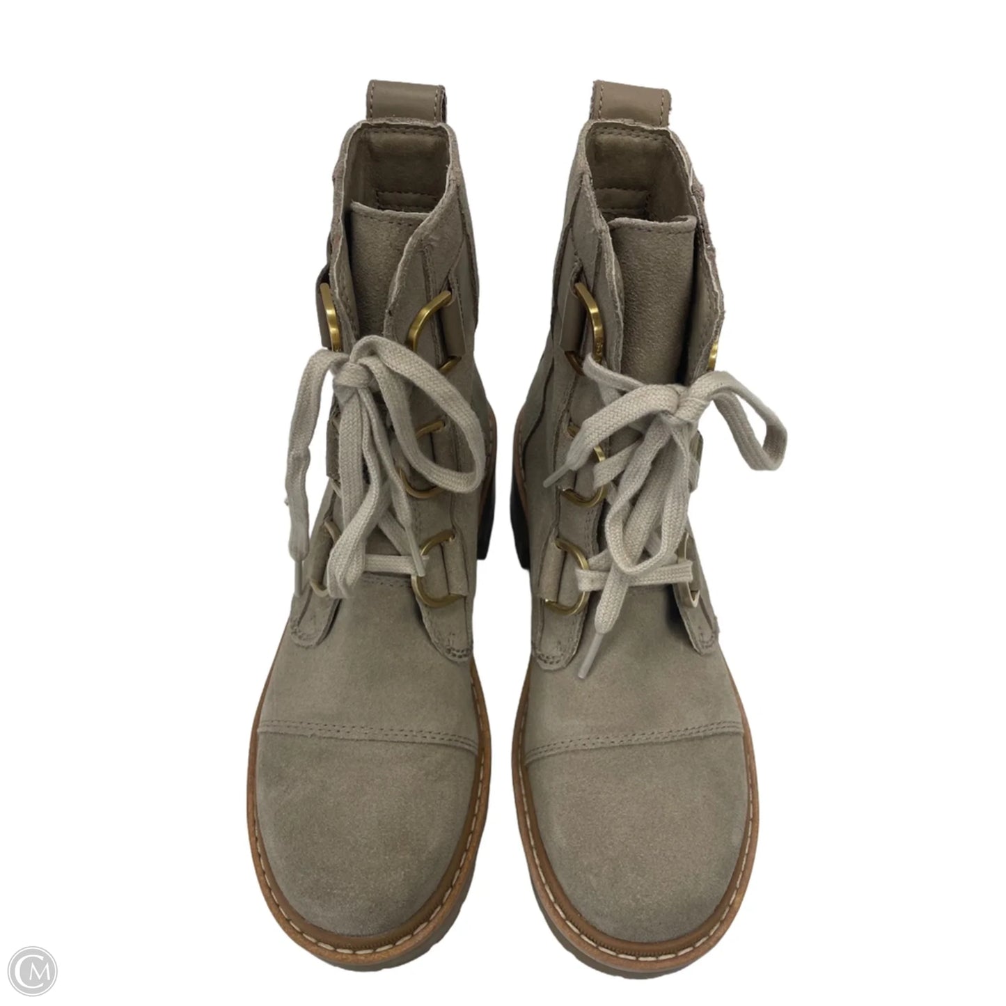 Boots Ankle Heels By Sorel In Tan, Size: 6