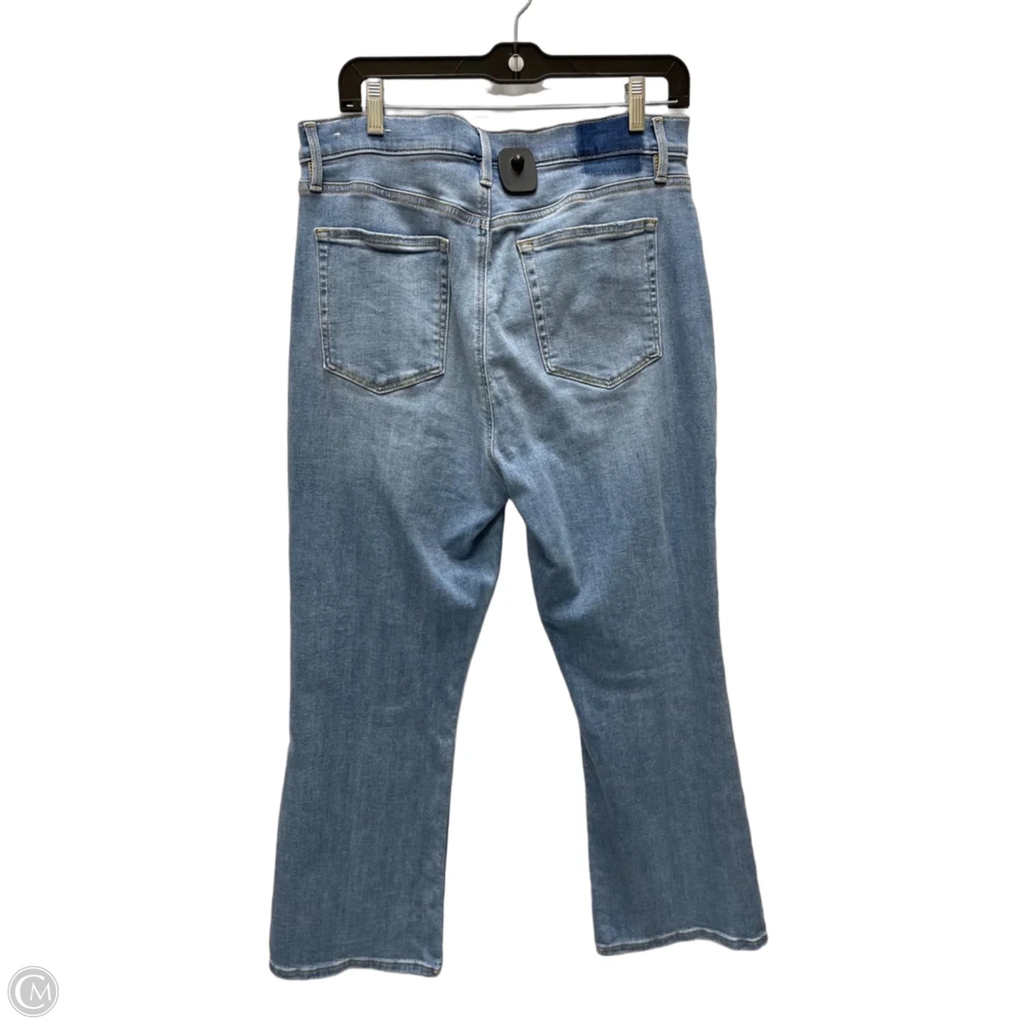 Jeans Cropped By Loft In Blue Denim, Size: 12