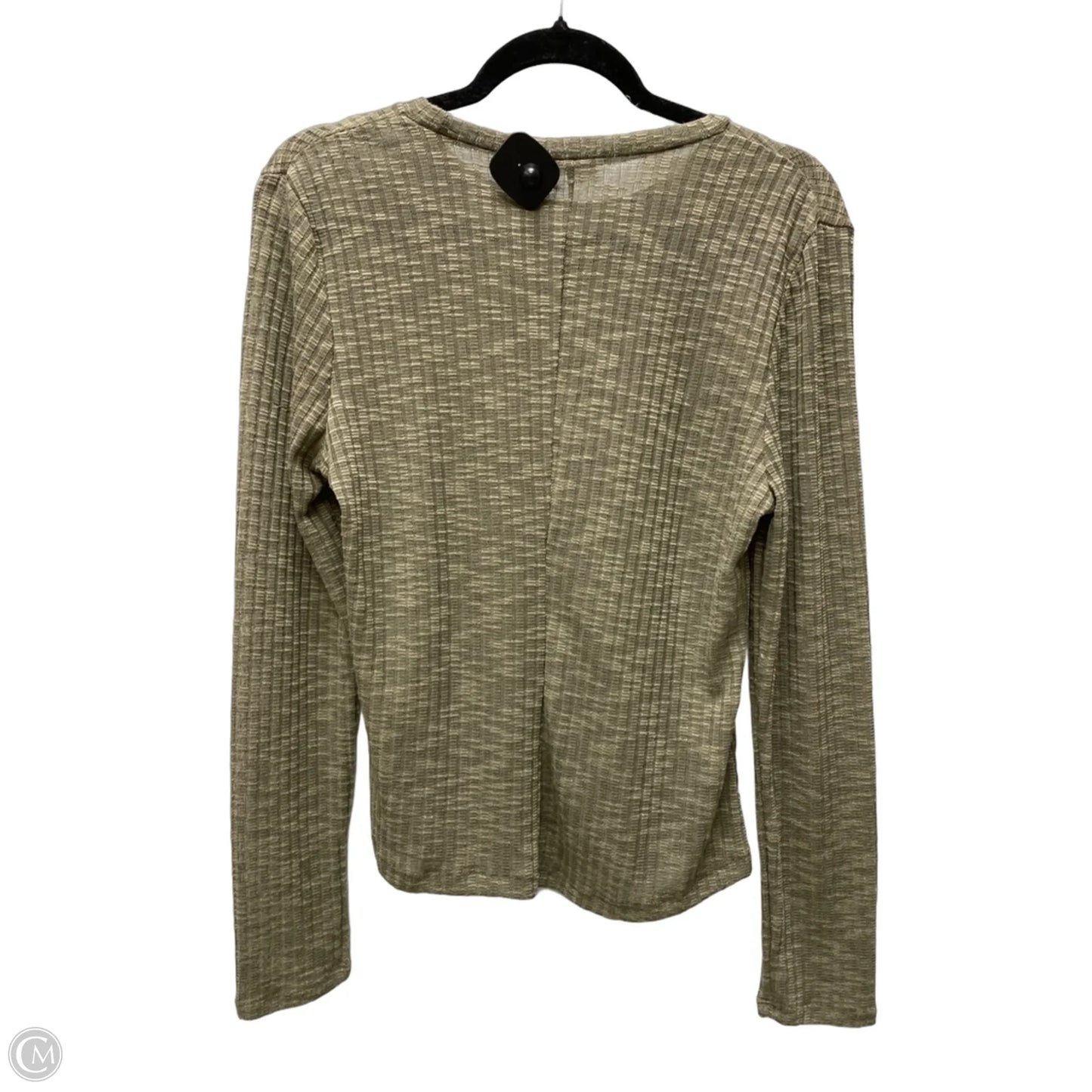 Top Long Sleeve By Free People In Green, Size: L