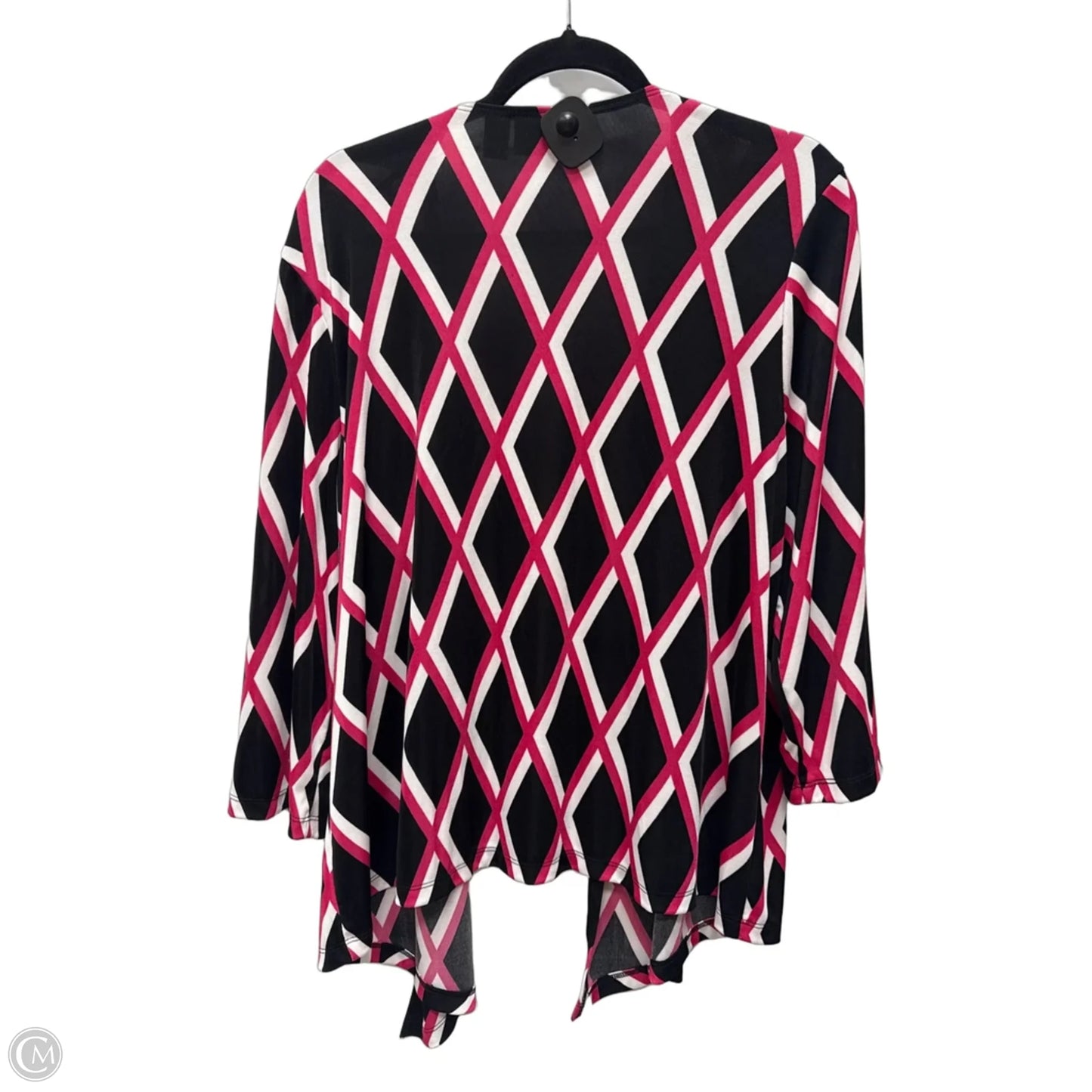 Cardigan By Chicos In Geometric Pattern, Size: L