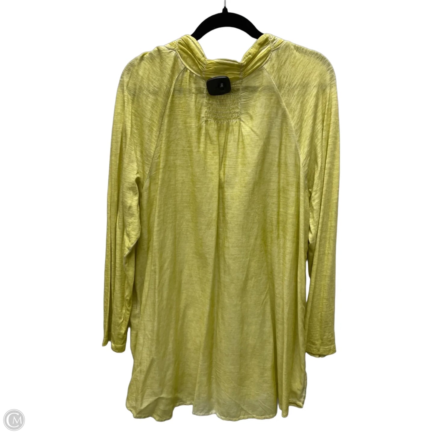 Tunic Long Sleeve By Soft Surroundings In Green, Size: 1x
