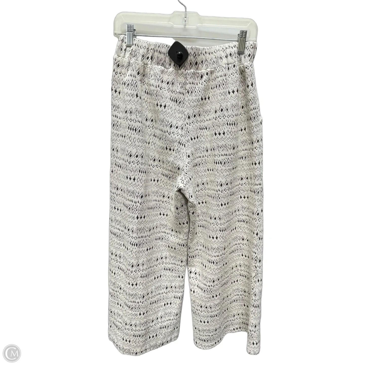 Lounge Set Pants By Clothes Mentor In Black & White, Size: M