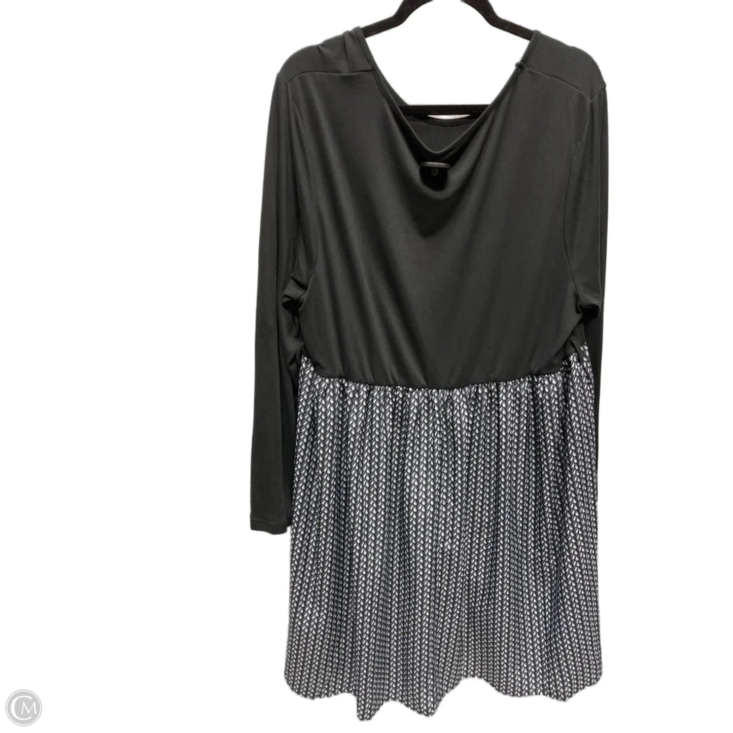 Dress Casual Short By Shein In Black & White, Size: 4x