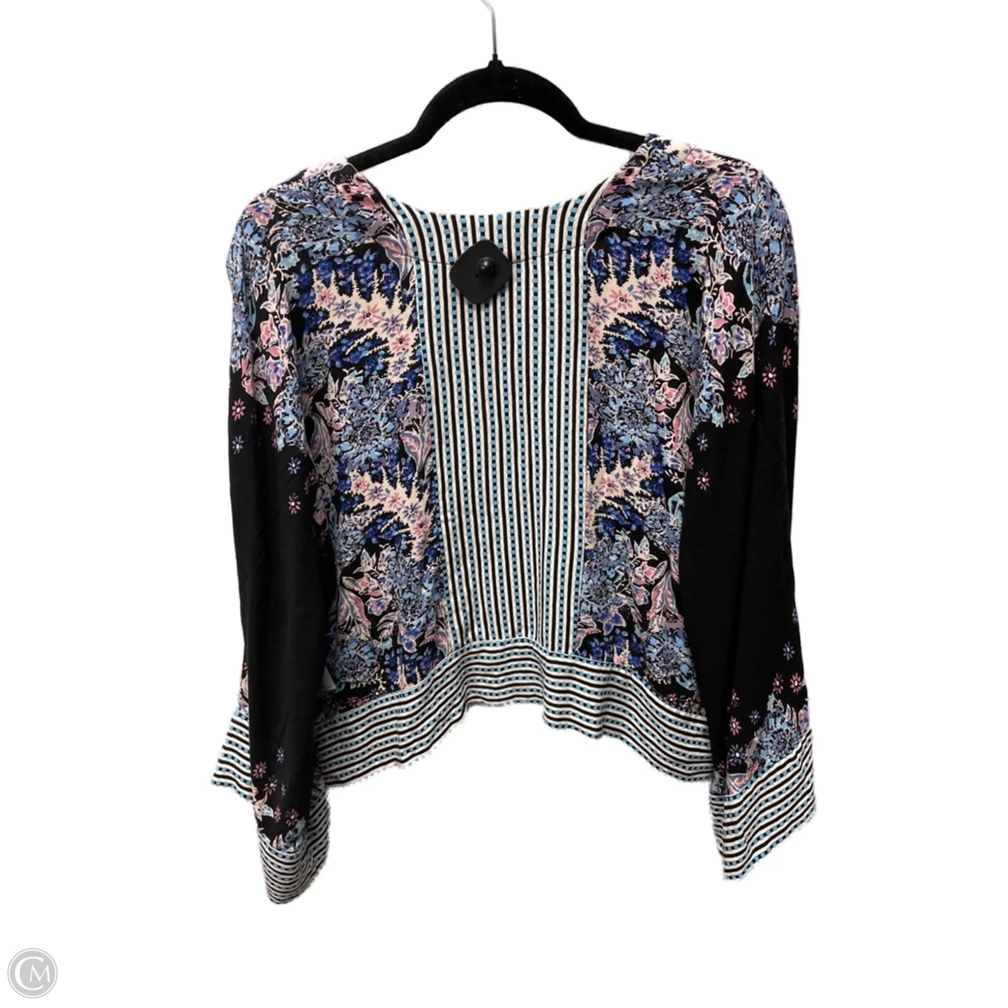 Top Long Sleeve By Free People In Floral Print, Size: Xs