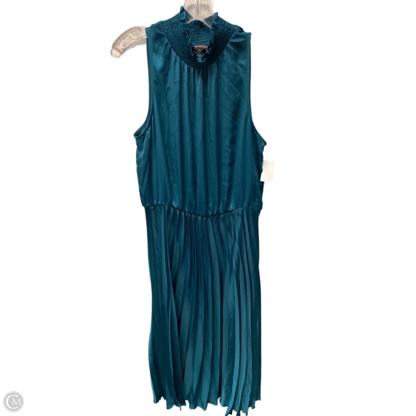 Dress Party Short By Banana Republic In Teal, Size: L