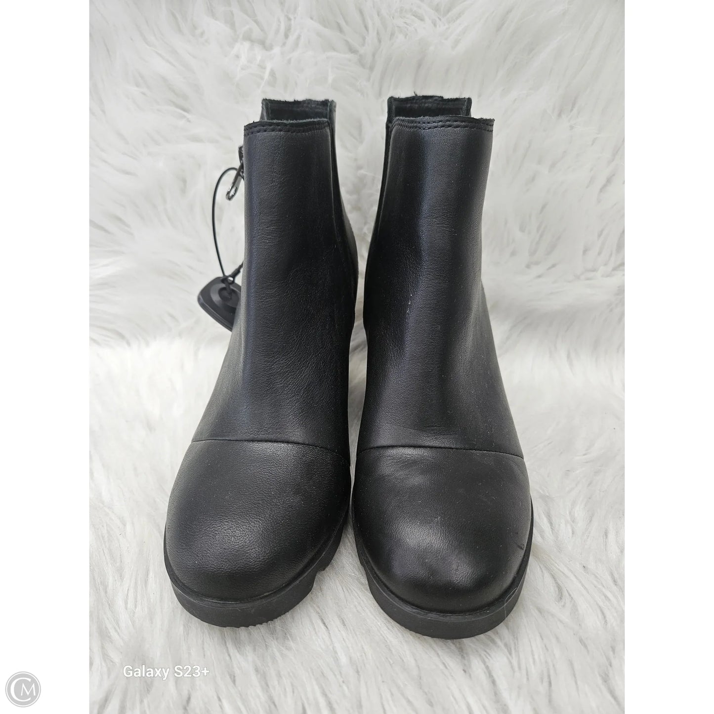 Boots Ankle Heels By Sorel In Black, Size: 6.5