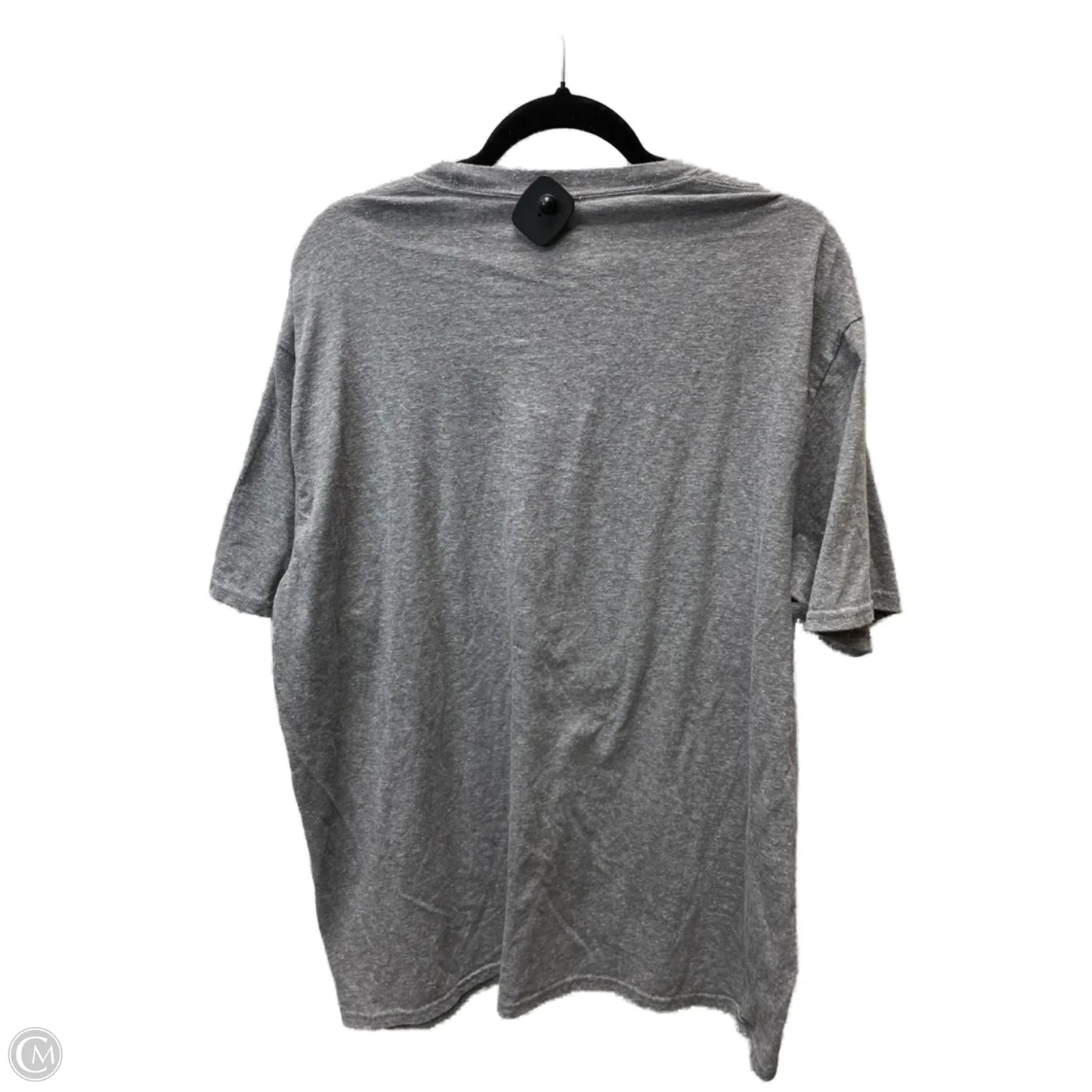 Top Short Sleeve By Gildan In Grey & White, Size: 2x