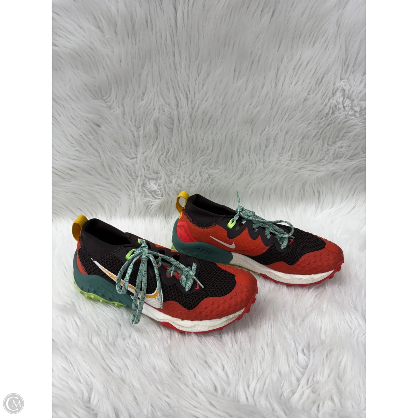 Shoes Athletic By Nike In Brown & Orange, Size: 8.5
