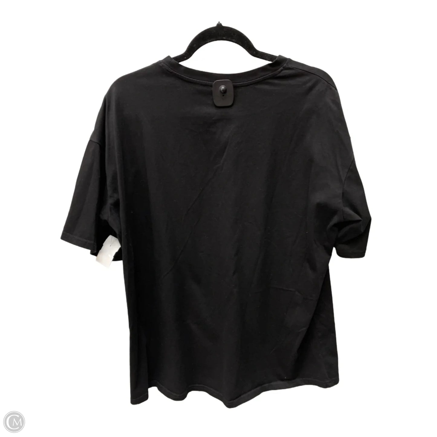 Top Short Sleeve By Clothes Mentor In Black, Size: Xl