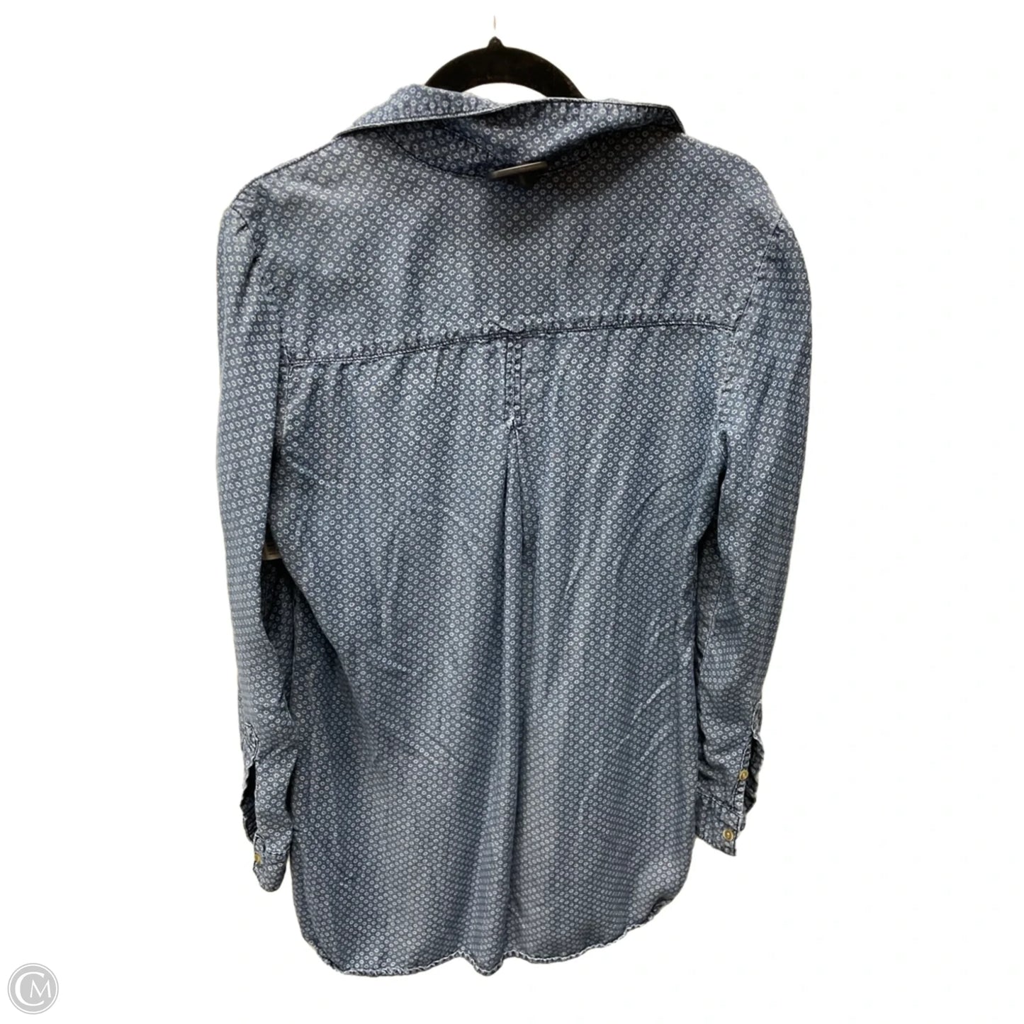 Dress Casual Short By Cloth & Stone In Blue Denim, Size: M