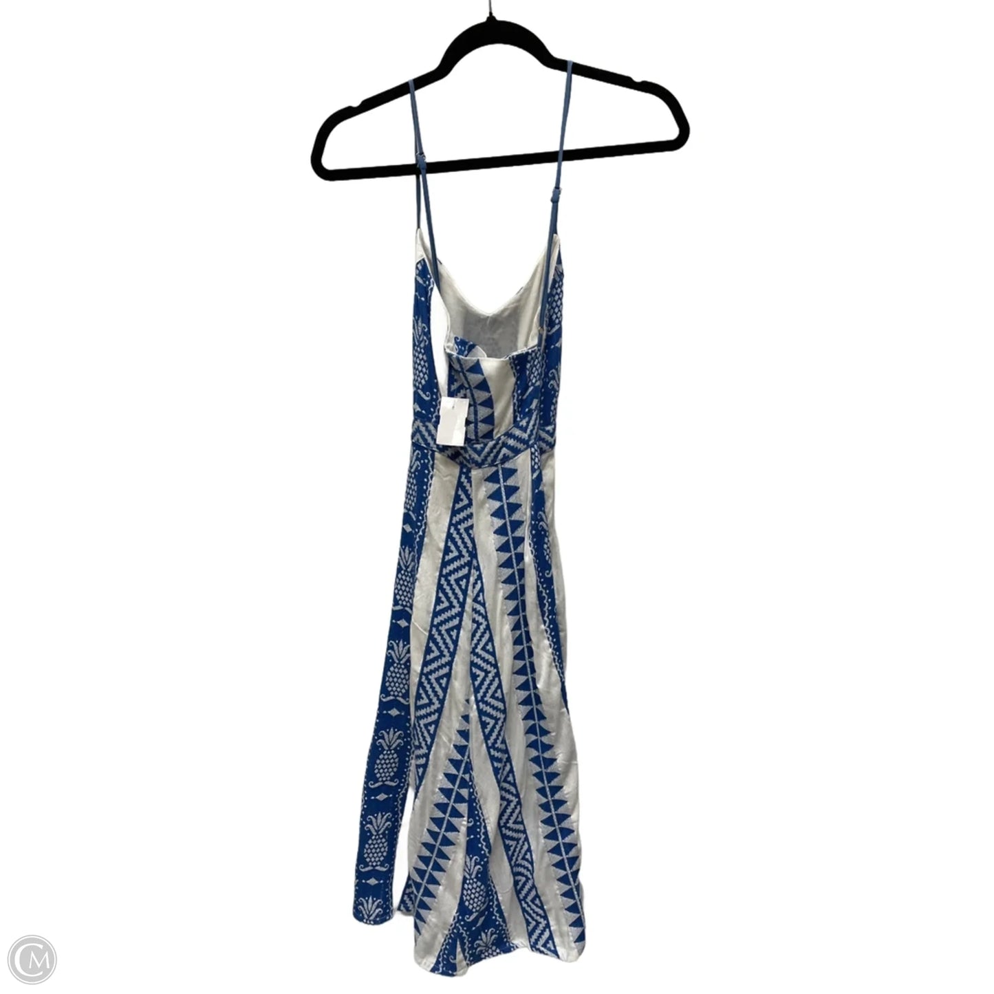 Dress Casual Short By En Creme In Blue & White, Size: M
