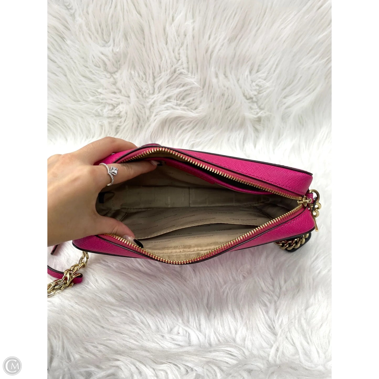 Crossbody Designer By Michael Kors, Size: Medium