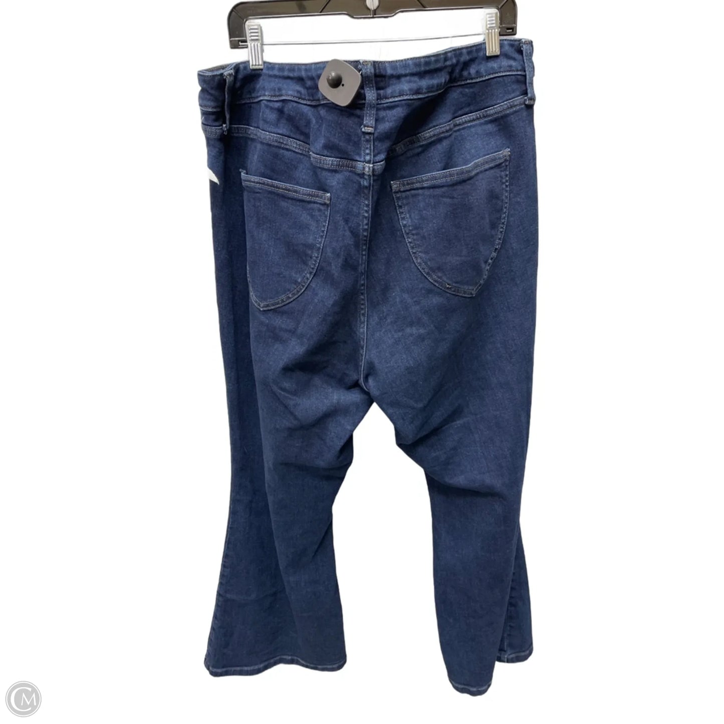 Jeans Straight By Ava & Viv In Blue Denim, Size: 20