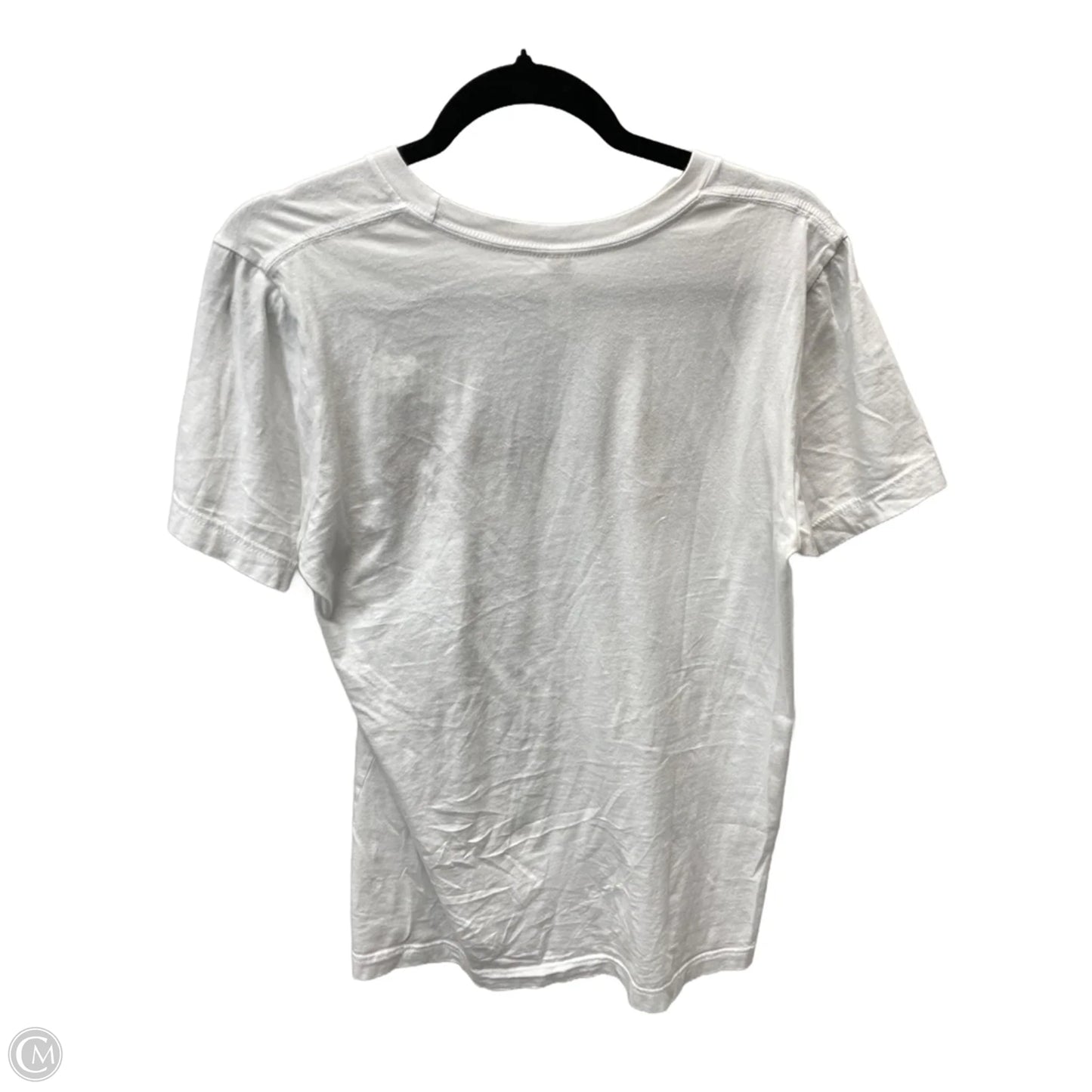 Top Short Sleeve By Bella + Canvas In White, Size: M