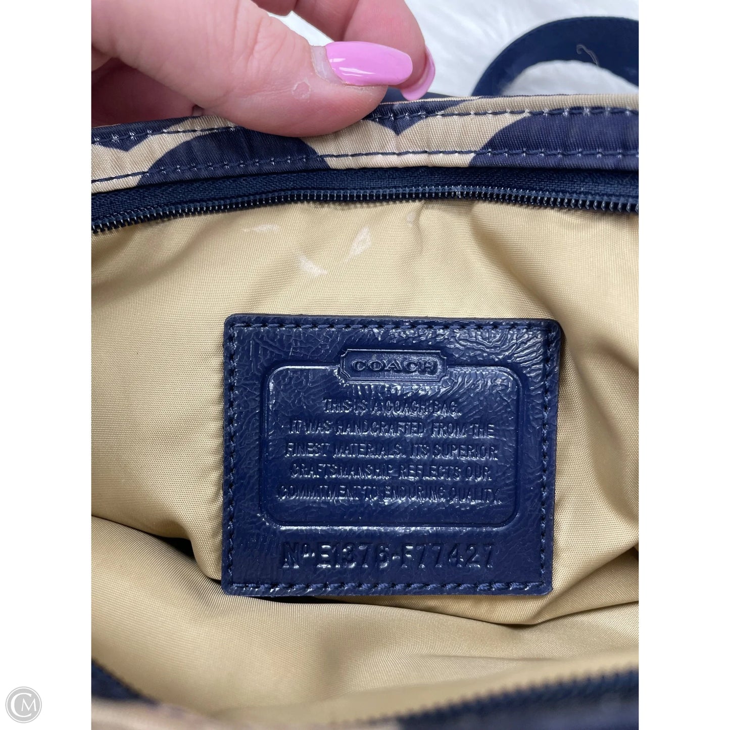 Crossbody Designer By Coach, Size: Small