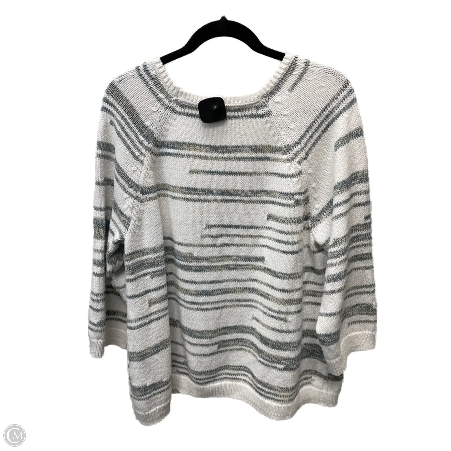 Sweater By Pure Jill In Striped Pattern, Size: L