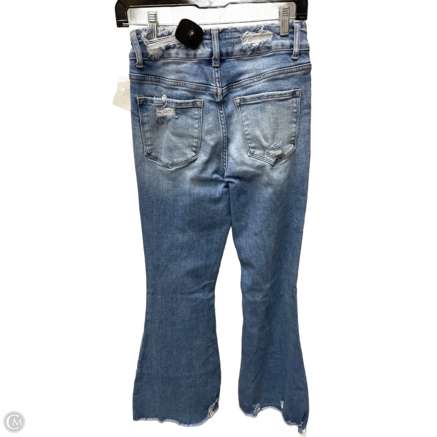 Jeans Wide Leg By Clothes Mentor In Blue Denim, Size: 4