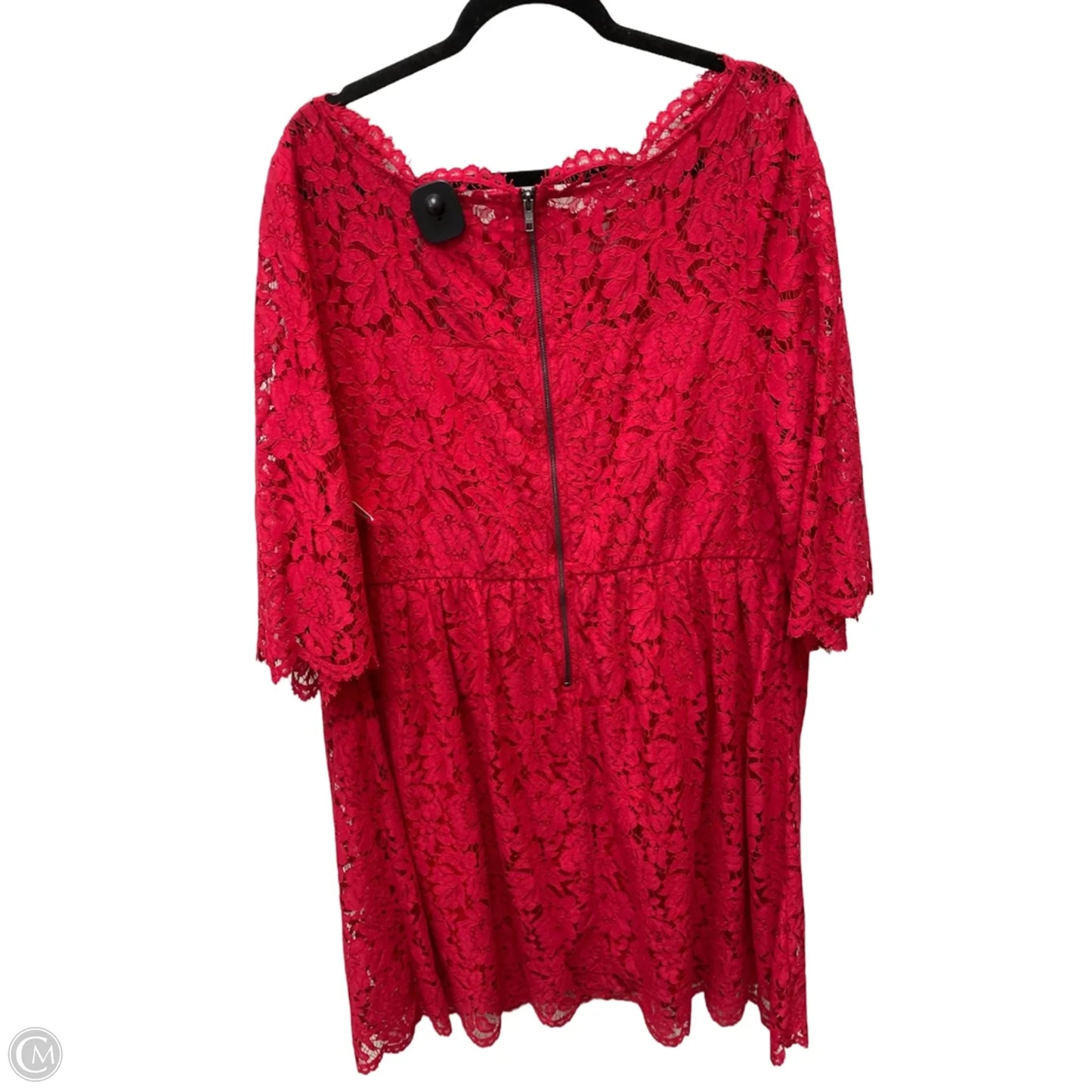 Dress Party Short By Lane Bryant In Red, Size: 1x