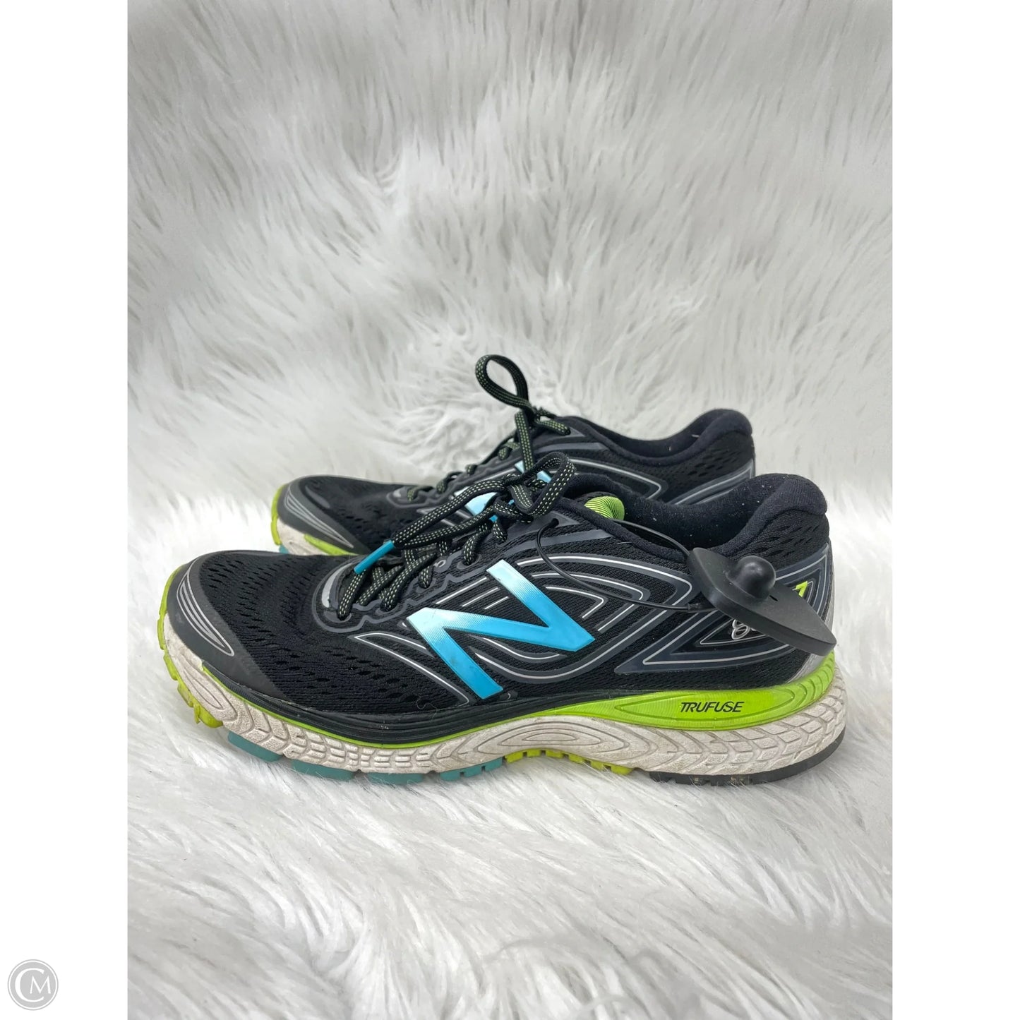 Shoes Athletic By New Balance In Black & Green, Size: 9