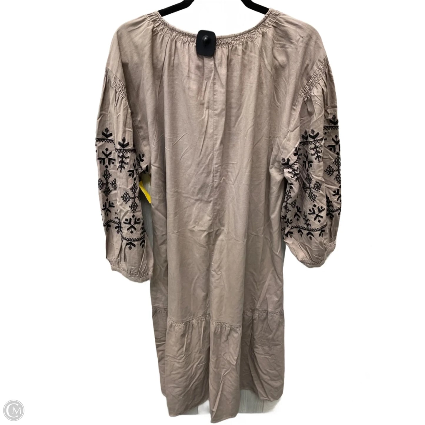Dress Casual Maxi By H&m In Taupe, Size: L