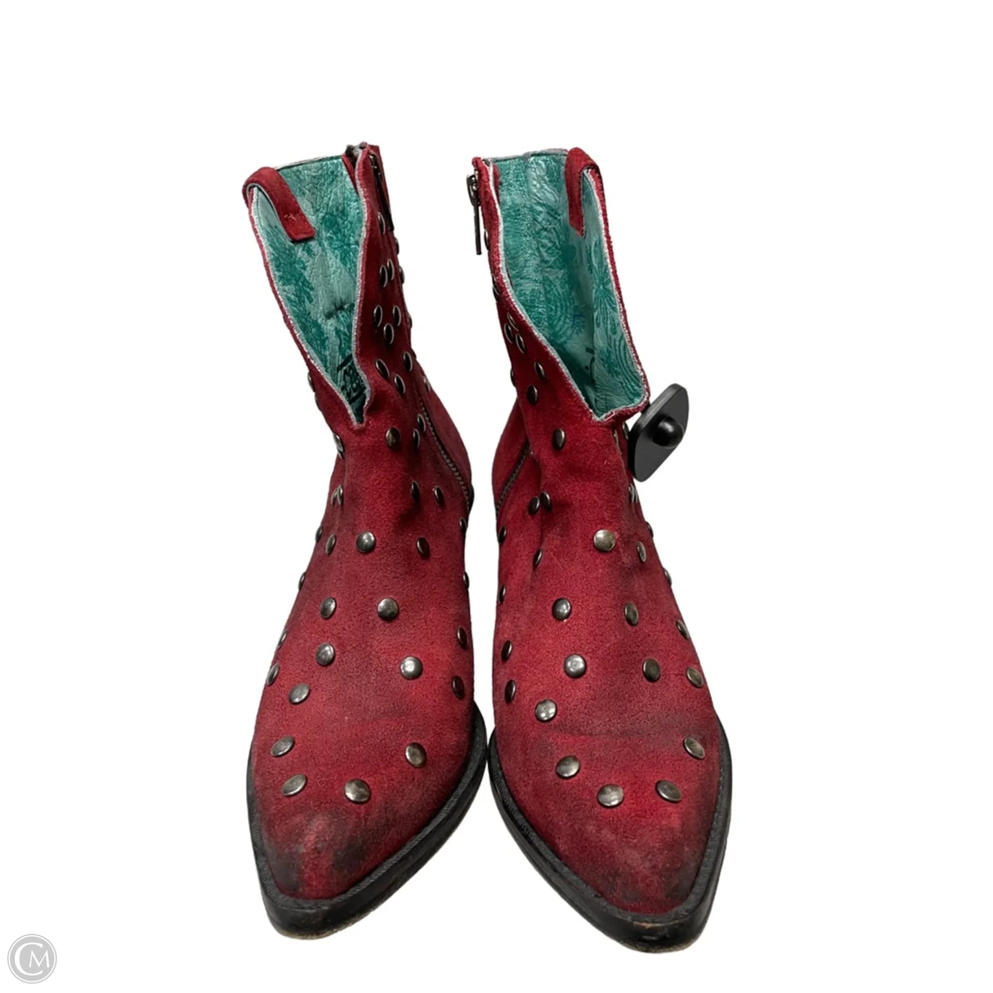 Boots Western By Corral In Red & Silver, Size: 6