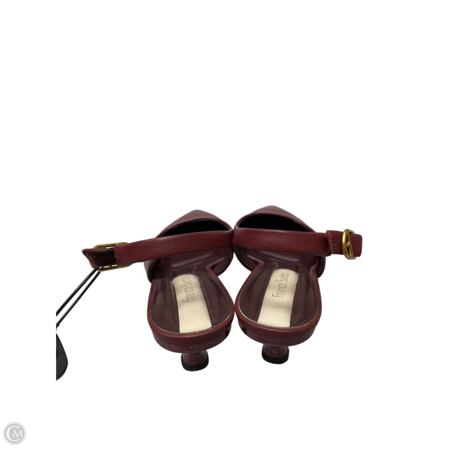 Shoes Heels Kitten By Franco Sarto In Maroon, Size: 6