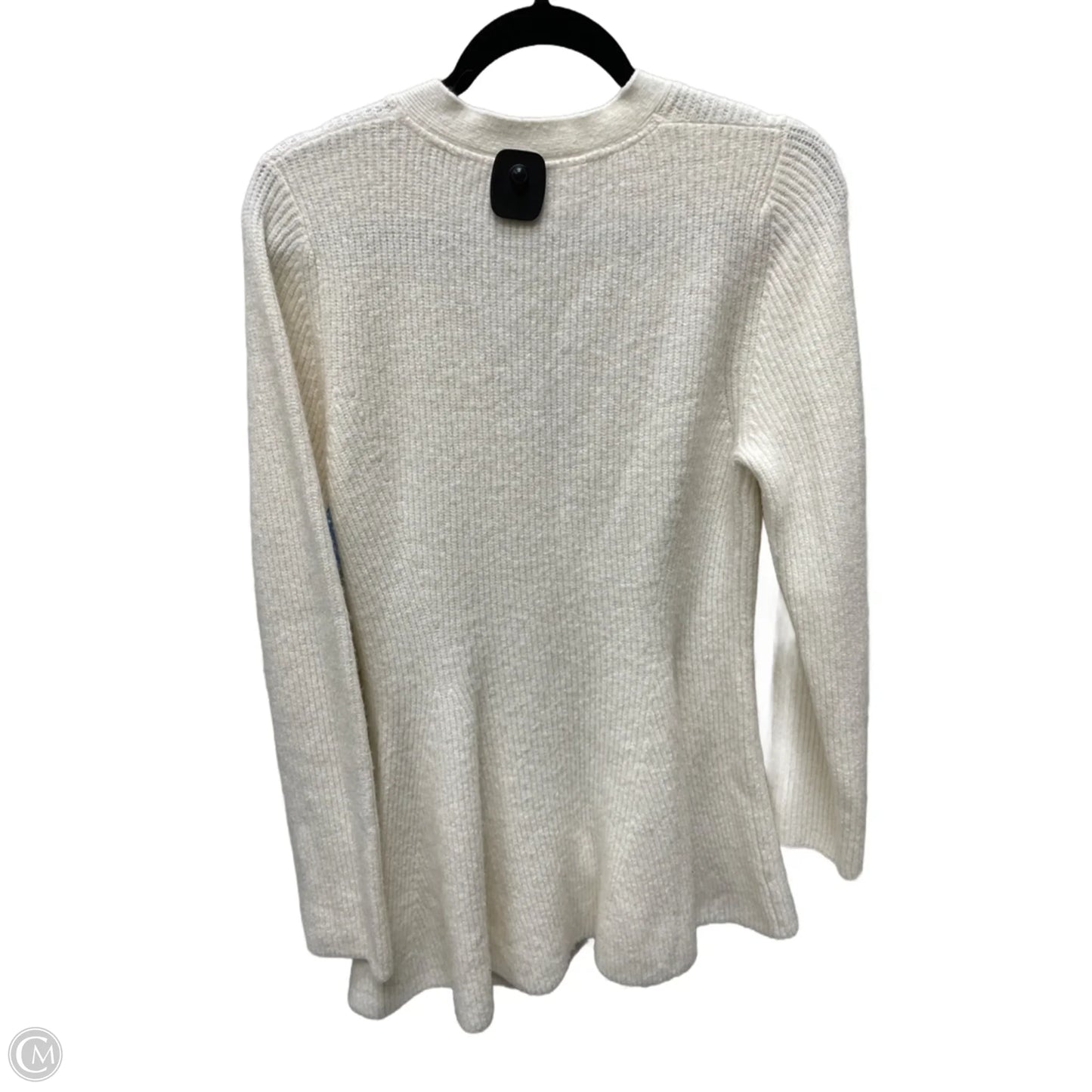 Sweater Cardigan By Maeve In Cream, Size: Xl