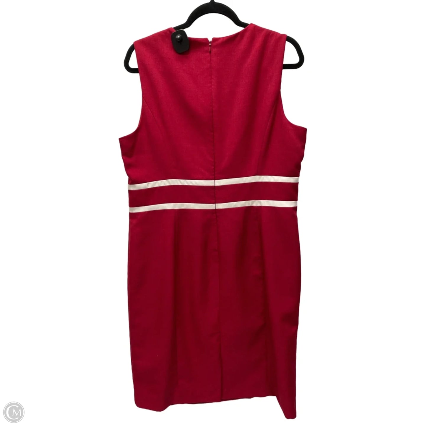 Dress Party Short By Black Label In Red & White, Size: L