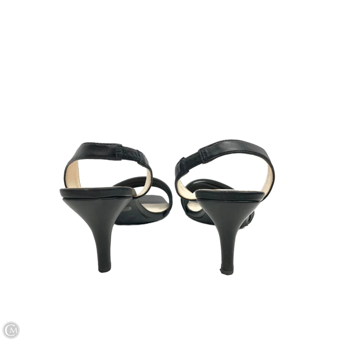 Sandals Designer By Halston In Black, Size: 11