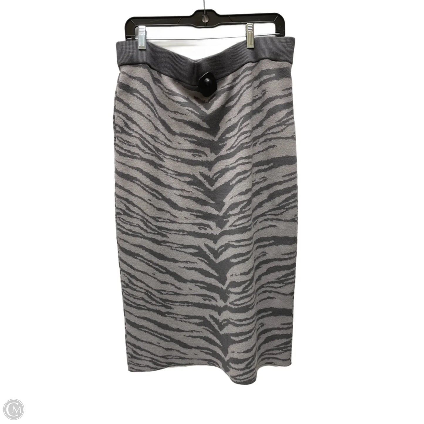 Skirt Midi By Dkny In Zebra Print, Size: 16