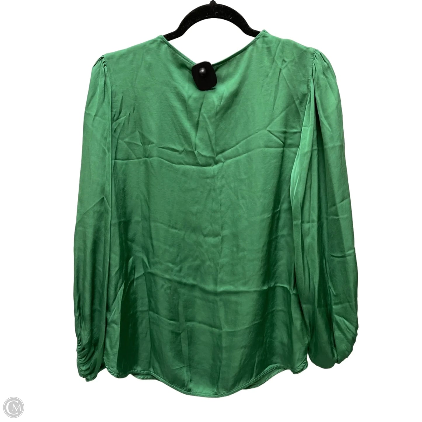 Top Long Sleeve By Suzy D In Green, Size: L