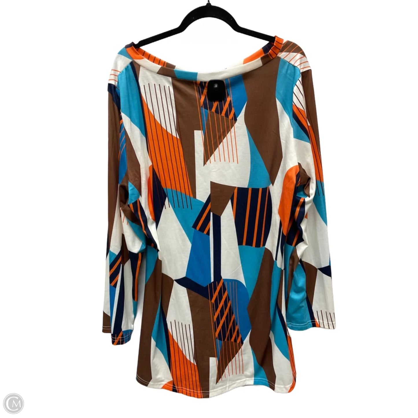 Dress Casual Short By Cme In Geometric Pattern, Size: 2x