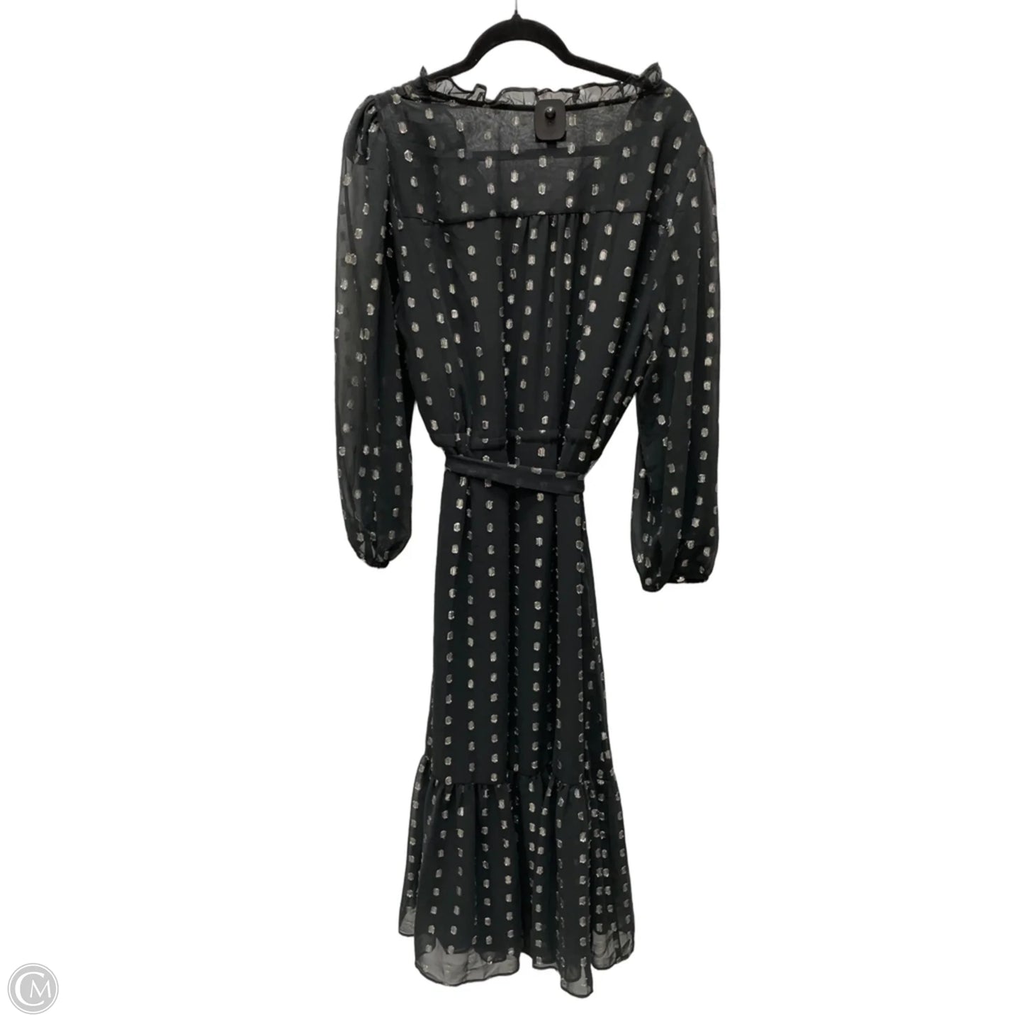Dress Party Long By Talbots In Polkadot Pattern, Size: L