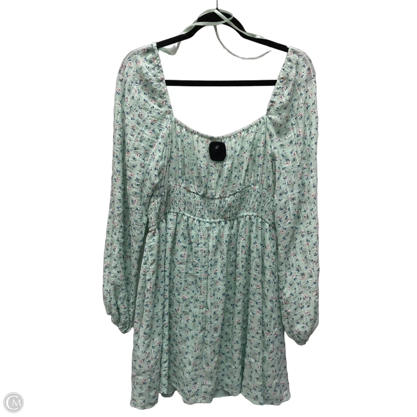 Dress Casual Short By Clothes Mentor In Floral Print, Size: Xl